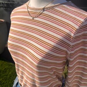 Madewell Striped Long Sleeve Tee
Size Small